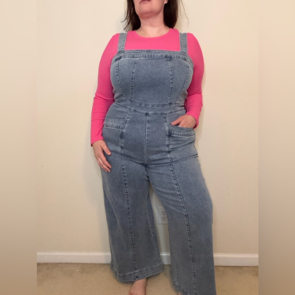 Forever 21 Plus Denim Overalls